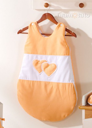 Śpiworek - Dwa serduszka w łososiu.